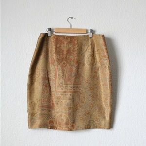 Vintage Louis Feraud Silk Skirt Sz: No size.